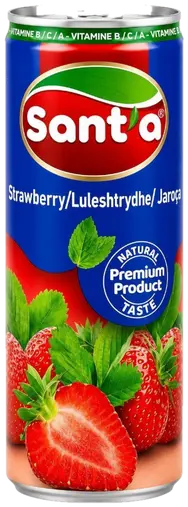 Sant'a strawberry nectar 250 ml can