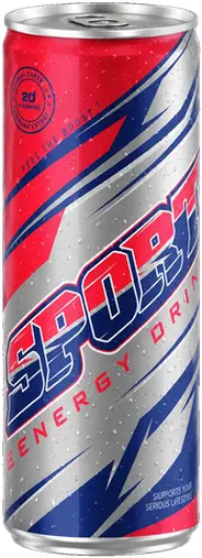 Sport energy drink 250 ml can